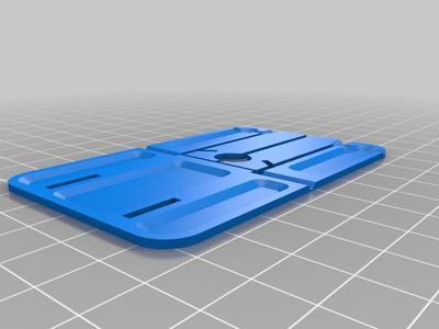 Phone stand in creditcard format