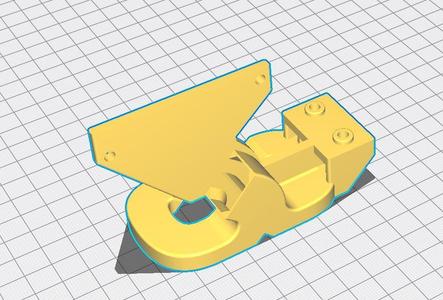 Exoslide Duct for 5015 Blower and Microswiss DirectDrive 