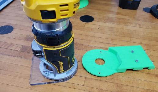 DeWalt 611 base for Makita Track