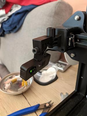 Logitech C270 Webcam Cover Replacement (with GoPro Mount) - extended and rotated