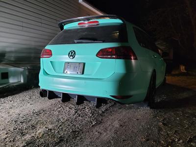 Volkswagen Golf Sportwagen Mk7 diffuser fins
