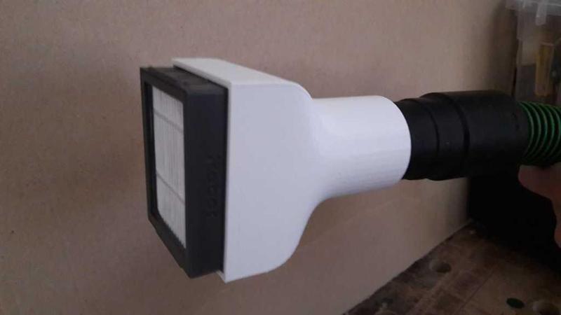 Roomba dust filter cleaning tool