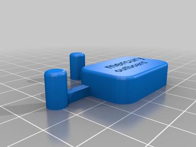 control box mercury outboard 1/6 rc