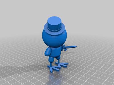 man with a top hat