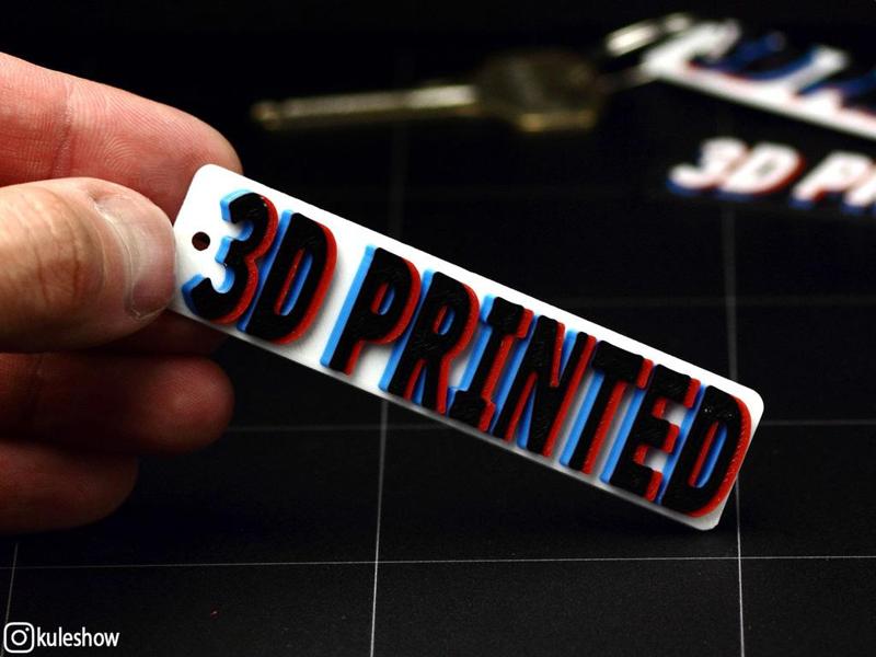  3d prinded keychain 