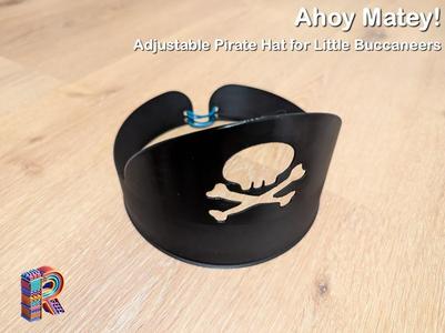 Adjustable Pirate Hat for Little Buccaneers