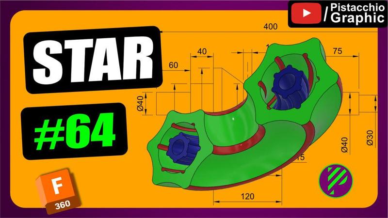 #64 Star | Fusion 360 | Pistacchio Graphic