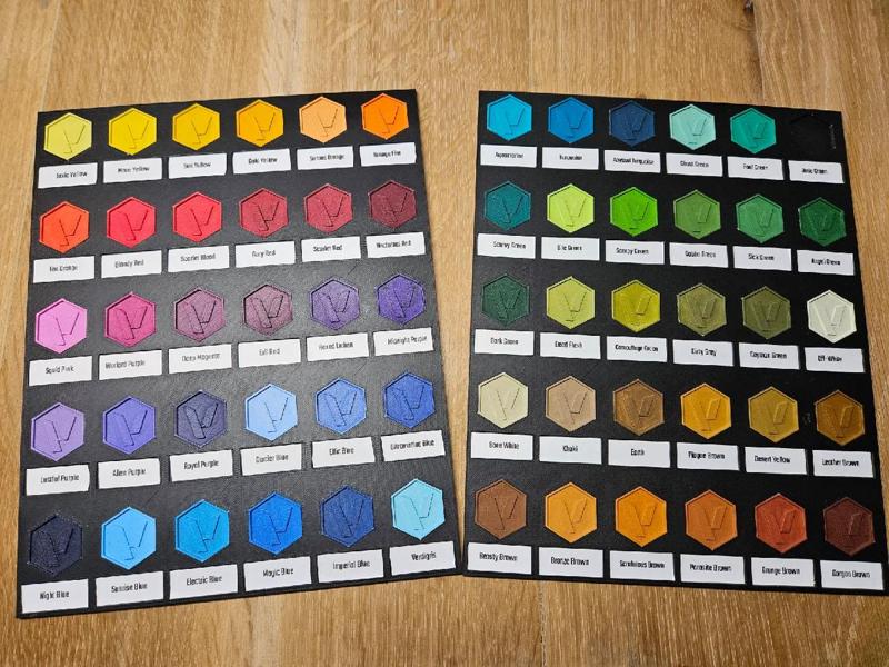 Vallejo / Pro Acryl /Citadel / Generic Paint Swatches   