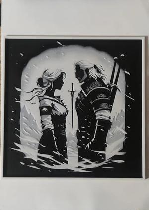 Geralt and Ciri The Witcher   
