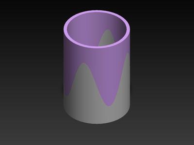Dual color Pen Cup