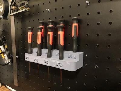 pegboard torx screwdriver holder