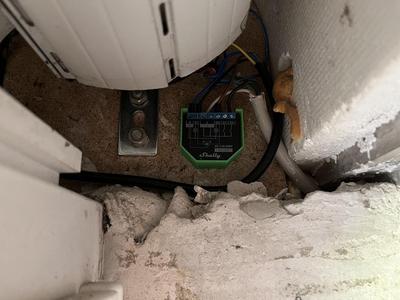 Shelly Plus 2PM wall mount