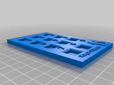 contador magia com logo Old Dragon 2 para dados de 1.2mm RPG