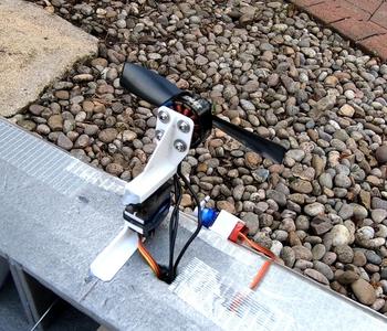 RC Skirtless Hovercraft - Booster Motor Mount