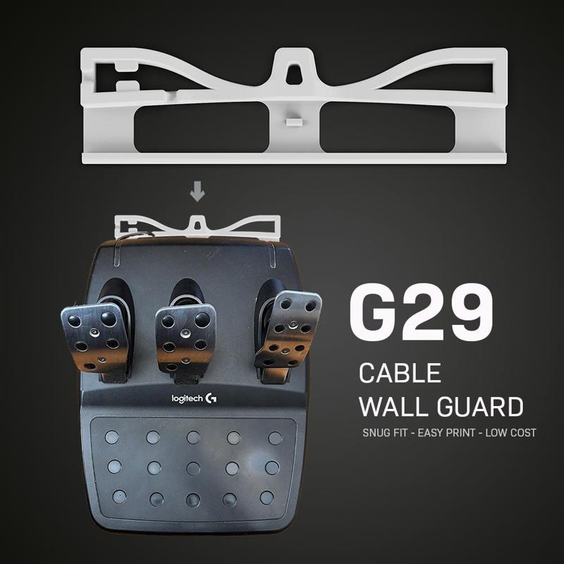G29 Pedal Brace + Cable Guard