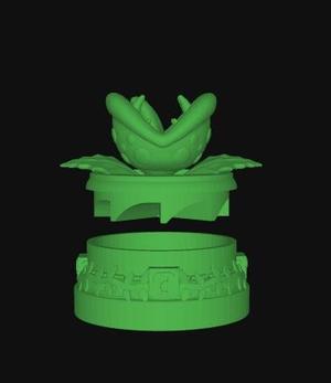 GRINDERKING GRINDER WEED SUPER MARIO 3D 63X56X53MM EASY PRINT CUT AND KEYED