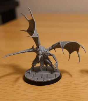 Shadow Demon Miniature | Dungeons and dragons, Tabletop, RPG, PathFinder, Miniature