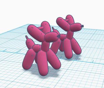 Balloon Dog Earrings