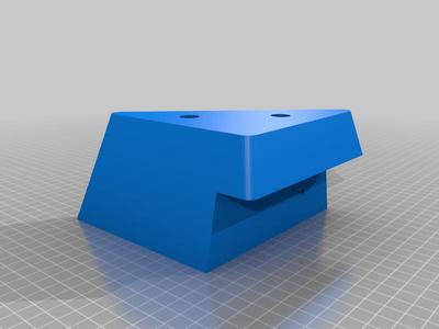 Couch recessed power strip mount