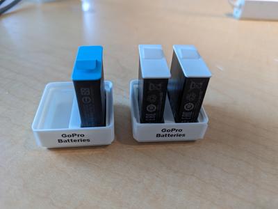 Gridfinity 1x1 GoPro Hero 10/11 Battery Holder