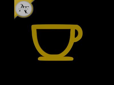 Simple Coffee Cup Symbol - 2D Art
