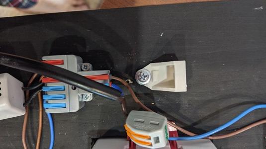 Wago 222-212 holder - rotated