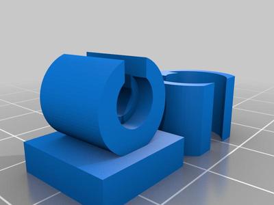 Magnetic cable clip (4mm wire, 12x2 mm magnet)