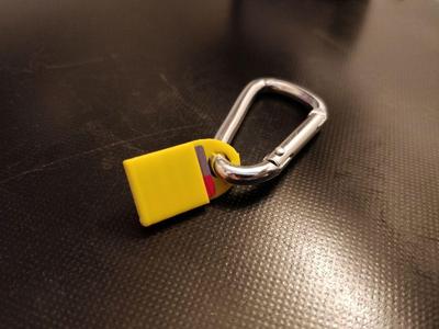 Micro SD Card Holder Keychain