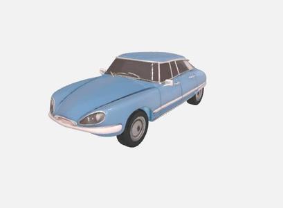 Citroën DS 1972 in 3D