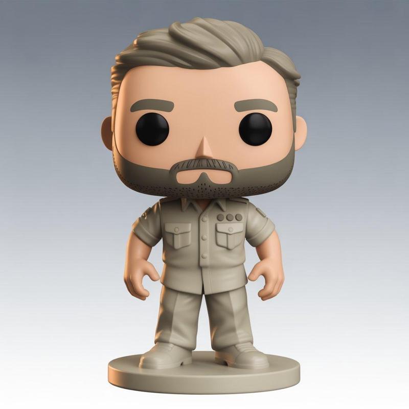 Funco hombre militar