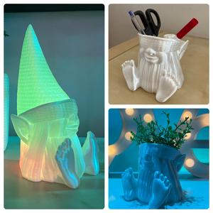 GNOME FLOWER POT ,CONTAINER ,PENCIL HOLDER