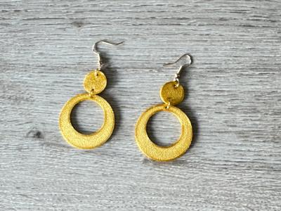 Two circle earring