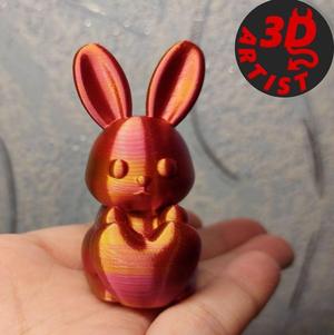 Valentine Bunny Figurine