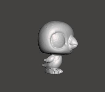 FIGURINE OF FUNNY BIRD TOY ANIMAL MASCOT .STL .OBJ