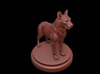 Hyena Animal Figure Printable