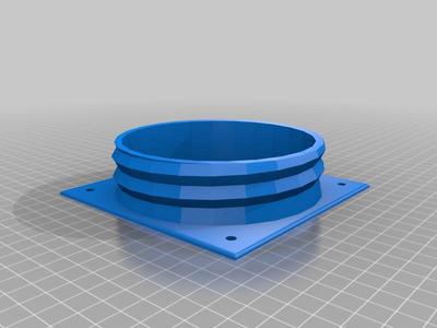 Ventilation tube adapter with screw 12cm