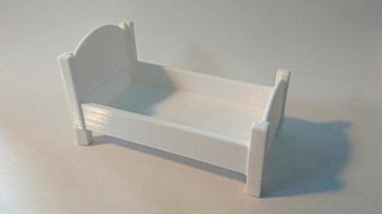3D Printed Dollhouse Bed
