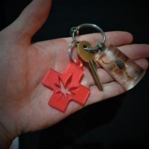 Medical Cannabis Keychain