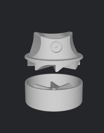 GRINDER SPRAY CAN CAP