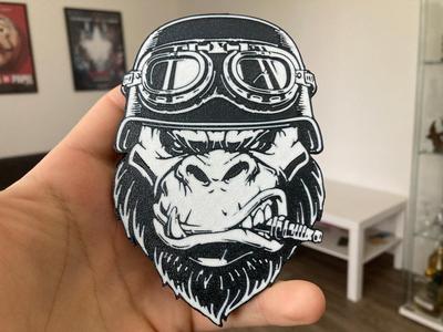Smoking monkey