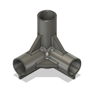 Corner connector with diameter 12mm