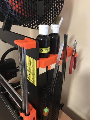 Prusa MK3S tool box remix - two 35mm bottles