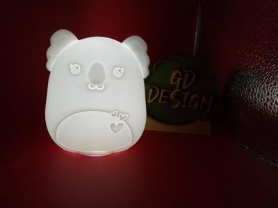 Koala SQUISHMALLOWS ORNAMENT AND ONE TABLETOP TEALIGHT