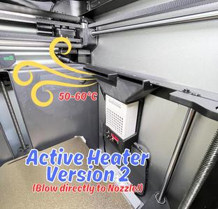 X1C&P1S Active Heater (Blow directly to nozzle)