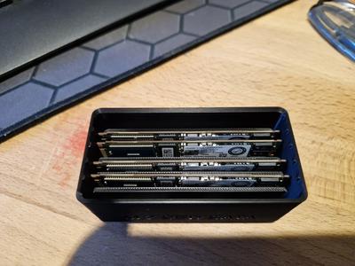 M.2 SSD Stackable gridfinity bin 2*1