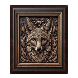 Jackal animal wall art relief wall decor