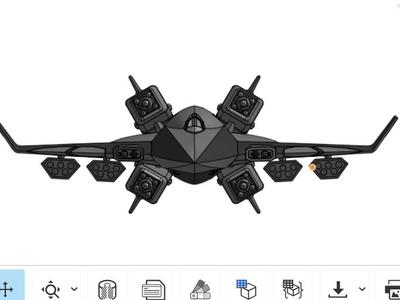 Futuristic Fighter Jet