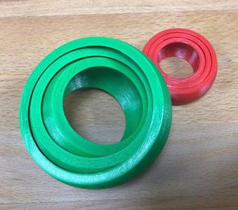 Kugelschnitte gyroskopisches Fingerspiel