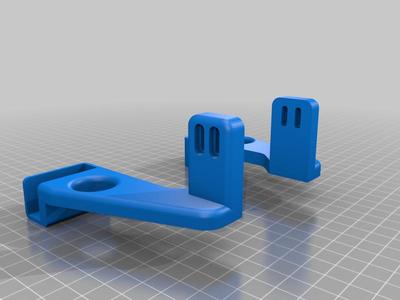 Support brosse gauge et droite