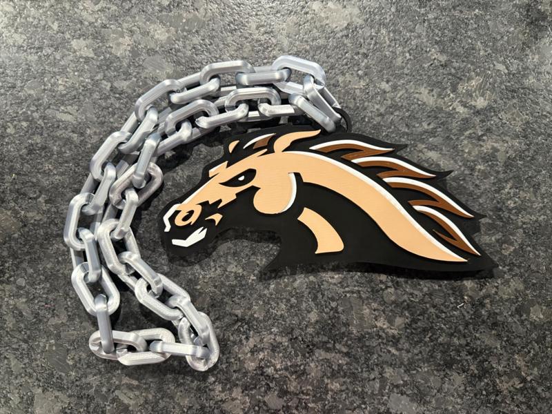 Western Michigan University Bronco Turnover Chain